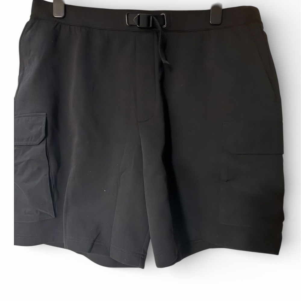 Armani Exchange Black Cargo Shorts